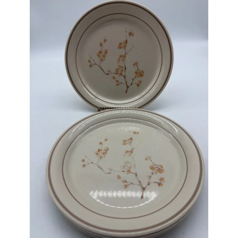 Corelle China Blossom Lot‎ Of 5 Corning Lunch Plates 8 1/2 in Salad Cornerstone
